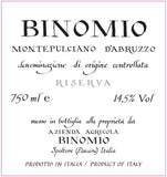 BINOMIO Montepulciano D'Abruzzo DOC