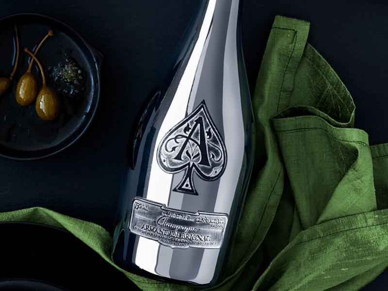 Armand de Brignac Ace Silver Blanc de Blancs NV, 黑桃A銀色香檳, 法國名莊酒, 買香檳, 香檳推薦, Champagne, French Wine